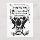 Carte Postale Message aux responsables élus (Devant)