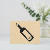 Carte Postale Message dans une bouteille. (Debout devant)