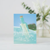 Carte Postale Message dans une bouteille (Debout devant)