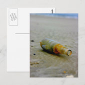 Carte Postale Message dans une bouteille (Devant / Derrière)
