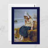 Carte Postale Message dans une bouteille (Devant / Derrière)