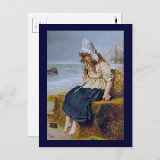 Carte Postale Message dans une bouteille (Devant / Derrière)