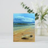 Carte Postale Message Dans Une Bouteille (Debout devant)