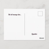 Carte postale Message dans une bouteille sur la pl (Dos)