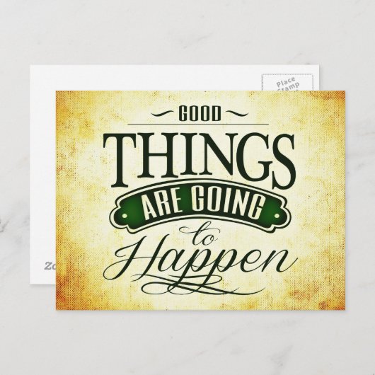 Carte Postale Message de devis optimisé (Devant / Derrière)