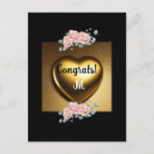 Carte Postale message de félicitations doux pour la remise des d (Devant)