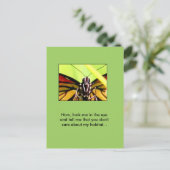 Carte Postale Message de Monarch (Debout devant)