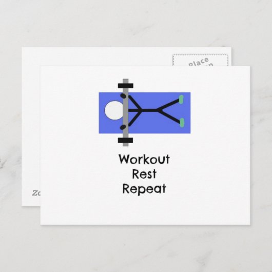 Carte Postale Message de motivation (Devant / Derrière)