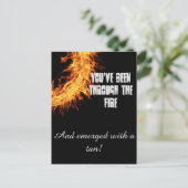 Carte Postale Message de survivant inspirant (Debout devant)