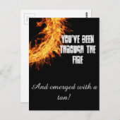 Carte Postale Message de survivant inspirant (Devant / Derrière)