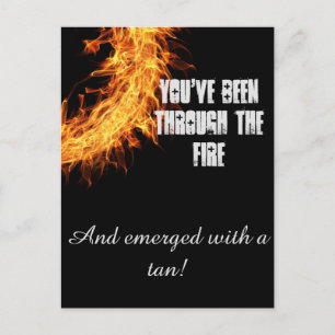 Carte Postale Message de survivant inspirant