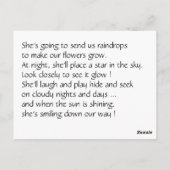 Carte Postale Message de sympathie (Dos)