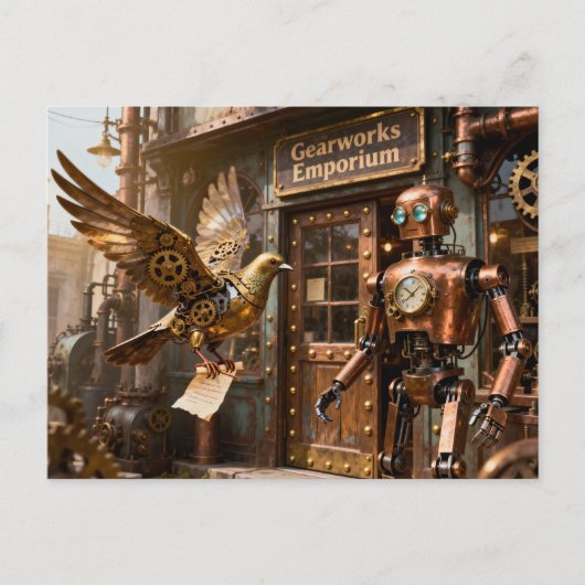 Carte Postale Message pour la boutique (Devant)