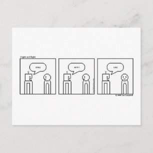 Carte Postale message texte