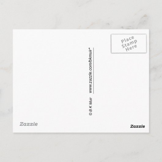 Carte postale - Message texte original (Dos)