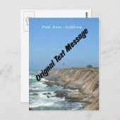 Carte postale - Message texte original (Devant / Derrière)