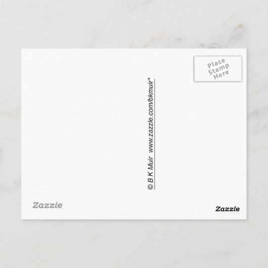 Carte postale - Message texte original (Dos)