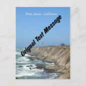 Carte postale - Message texte original (Devant)