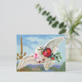 Carte Postale Messager d'amour (Debout devant)