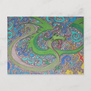 Carte Postale Messagerie Dragon