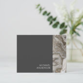 Carte Postale Messagerie professionnelle Black and Marble (Debout devant)