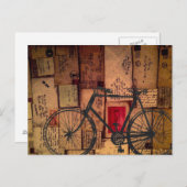 Carte Postale Messagerie Vélo (Devant / Derrière)