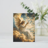 Carte Postale Messagers de l'Ange de la Paix avec la Colombe Bla (Debout devant)