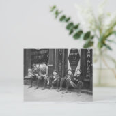 Carte Postale Messagers Telegram, 1910 (Debout devant)