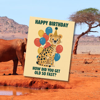 Carte Postale Messages d'anniversaire sarcastiques et drôles & B