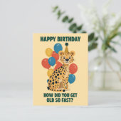 Carte Postale Messages d'anniversaire sarcastiques et drôles & B (Debout devant)