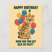 Carte Postale Messages d'anniversaire sarcastiques et drôles & B (Devant)