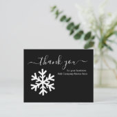 Carte Postale Messages de remerciement de Noël pour les entrepri (Debout devant)