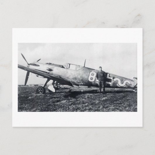 Carte postale Messerschmitt BF-109 (Devant)