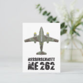 CARTE POSTALE MESSERSCHMITT ME262 SCHWALBE (Debout devant)
