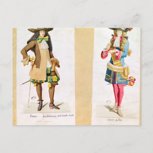 Carte Postale Messieurs de la famille royale (Devant)