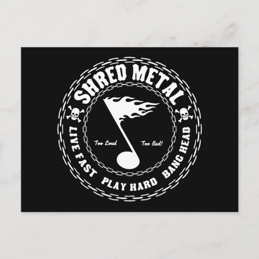 Carte Postale Métal cisaillé (Devant)