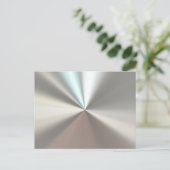 Carte Postale Metal d'artistic silver (Debout devant)