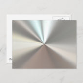 Carte Postale Metal d'artistic silver (Devant / Derrière)