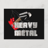 Carte Postale Métal lourd (Devant)
