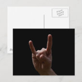 Carte Postale métal lourd (Devant / Derrière)