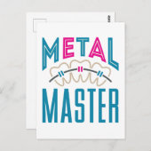 Carte Postale Métal Master Orthodontist Bracelets (Devant / Derrière)