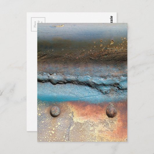 Carte Postale Métal oxydé (Devant / Derrière)