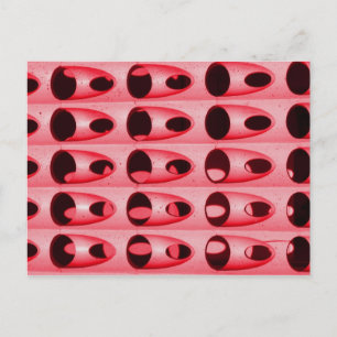 Carte Postale métal rose