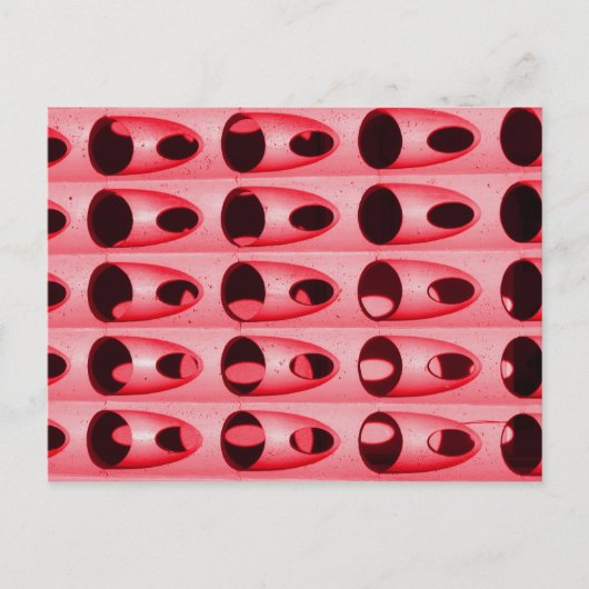 Carte Postale métal rose (Devant)