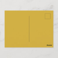 Carte postale métallisée or élégante pour occasion