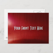 Carte Postale Métallurgie rouge (Devant / Derrière)