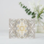 Carte Postale Métatron's Cube in lotus Sacred Geometry (Debout devant)