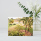 Carte postale météo orageux Floride (Debout devant)