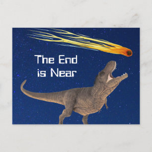 Carte Postale Météor Dinosaure Fin Est Près De La Catastrophe