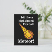 Carte Postale Meteor Tir Star Fireball Meteor (Debout devant)